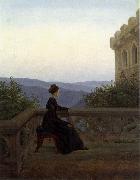 Carl Gustav Carus Woman on the Balcony china oil painting reproduction